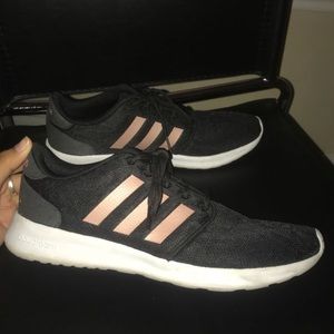 adidas cloudfoam black and rose gold